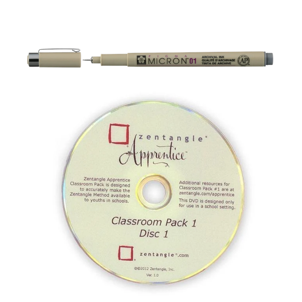Apprentice DVD #1 Weiß + Gratis Pigma Micron 01 - Kaltgrau