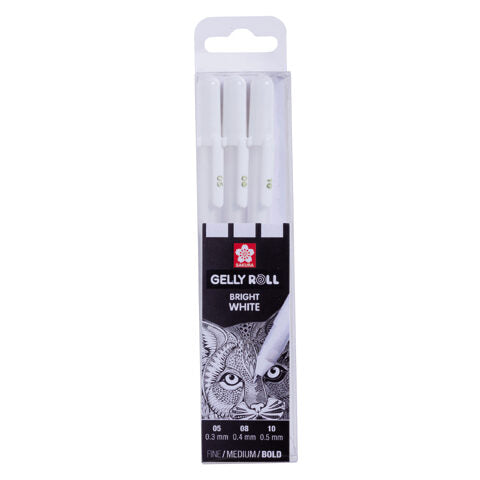 Gelly Roll Weiß - 3er Set