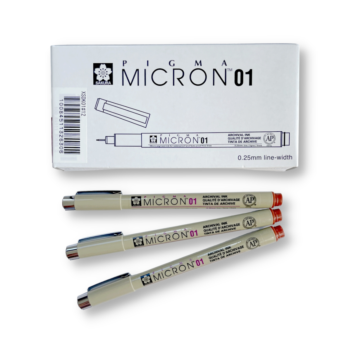 Pigma Micron 01 Braun - 12