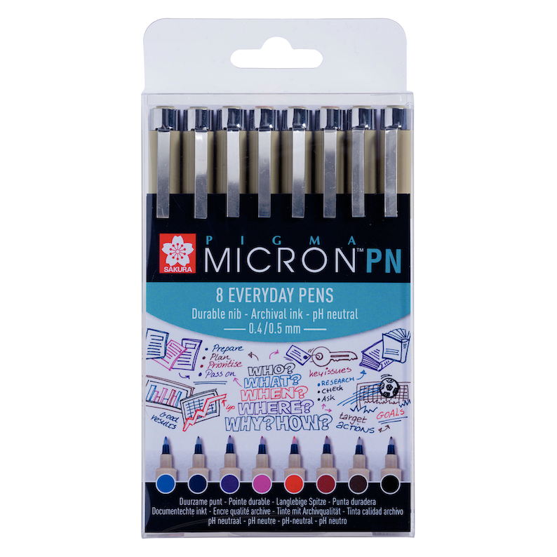 Pigma Micron PN - 8 Color Set