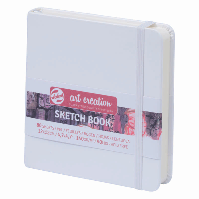 Sketchbook 12 x 12 cm white