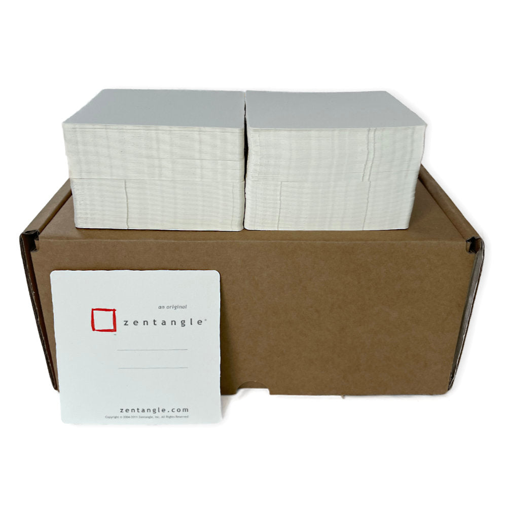 Square White Paper Tiles - 550