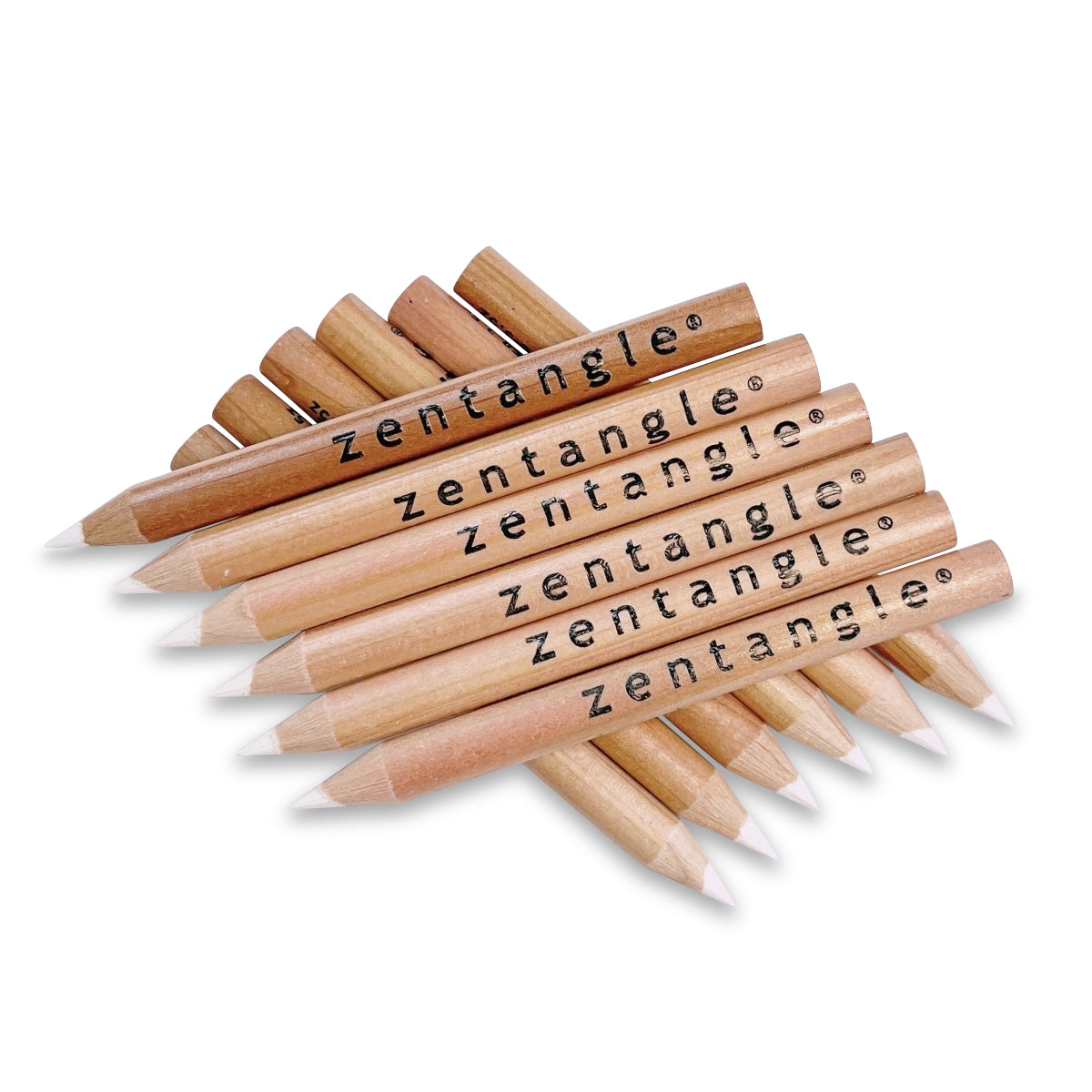 Zentangle Mini White Charcoal Pencil - 12