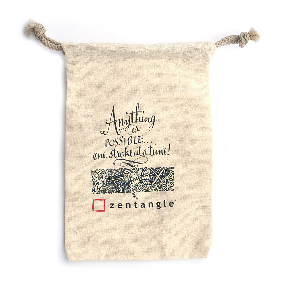 Zentangle Branded Drawstring Bags - 72